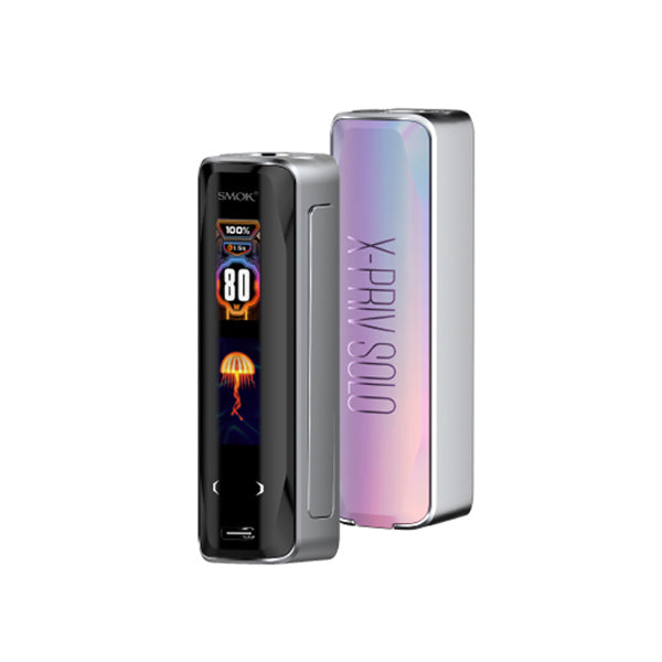 SMOK X-Priv Solo 80W Box Mod (Mod Only) | Front and Back - Purple