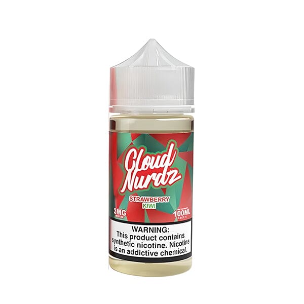 Cloud Nurdz Series E-Liquid 100mL (Freebase) | 3mg-Strawberry Kiwi