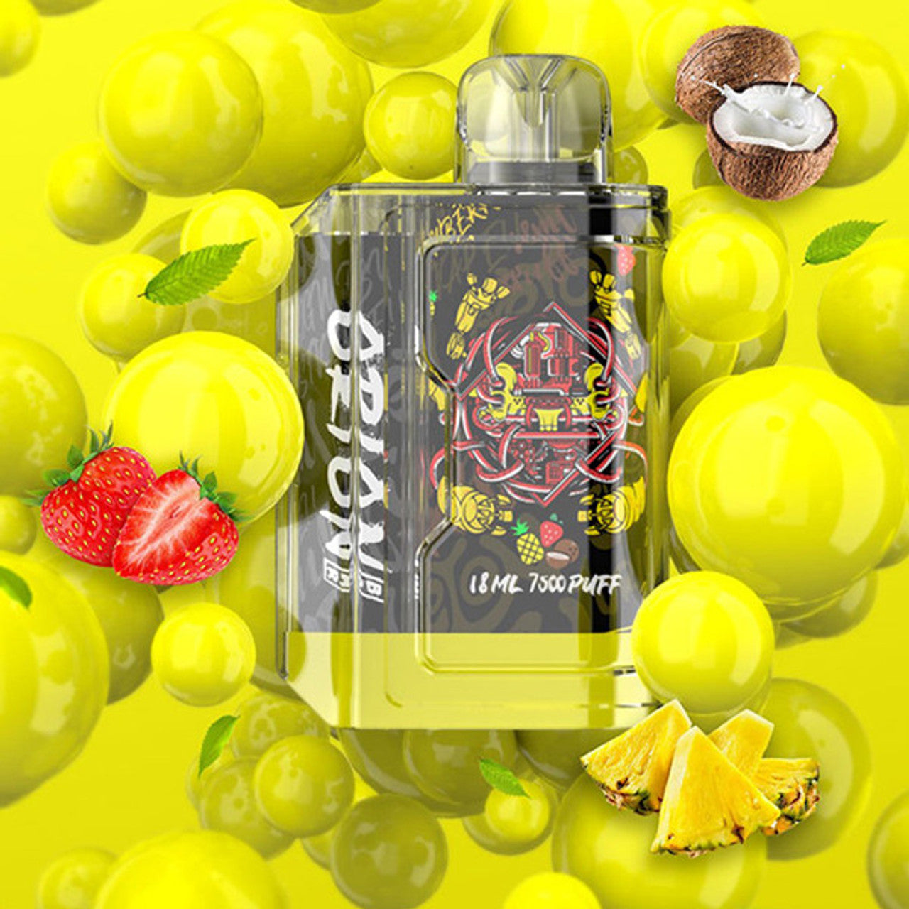 Orion Bar Disposable | 7500 Puff | 18mL | 50mg | MOQ 10 | Strawberry Pina Colada