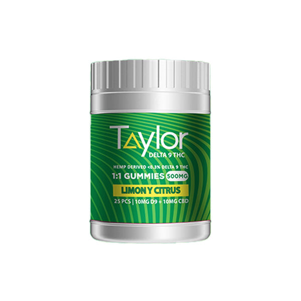 Taylor – CBD + D9 Gummies | 25pc | 500mg