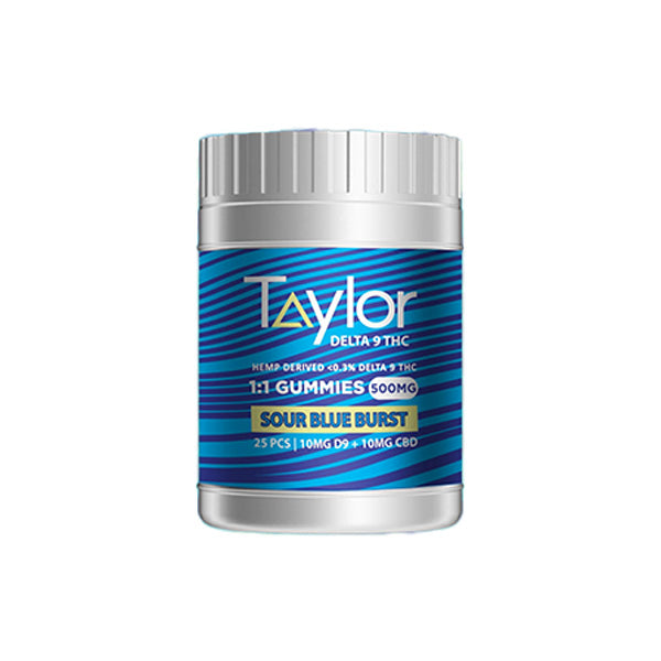 Taylor – CBD + D9 Gummies | 25pc | 500mg