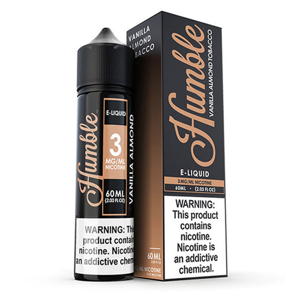 Humble Series E-Liquid | 3mg | 60mL | (Freebase) | Vanilla Almond Tobacco with Packaging