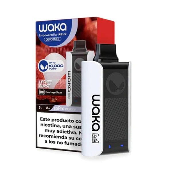WAKA SoPro PA10000 Disposable | 10,000 Puffs | 18mL | 50mg | MOQ 10 | Lychee Burst with Packaging