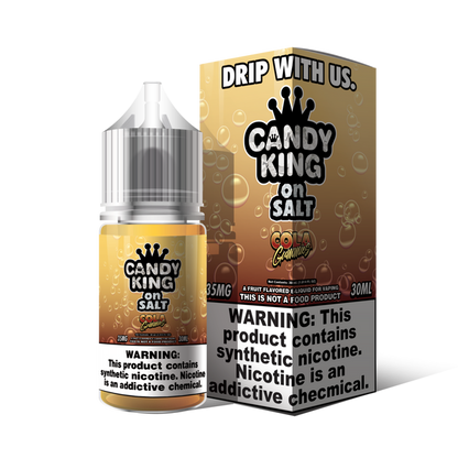 Candy King on Salt Series E-Liquid | 30mL | 35mg | Salt Nic | Cola Gummies with Packaging