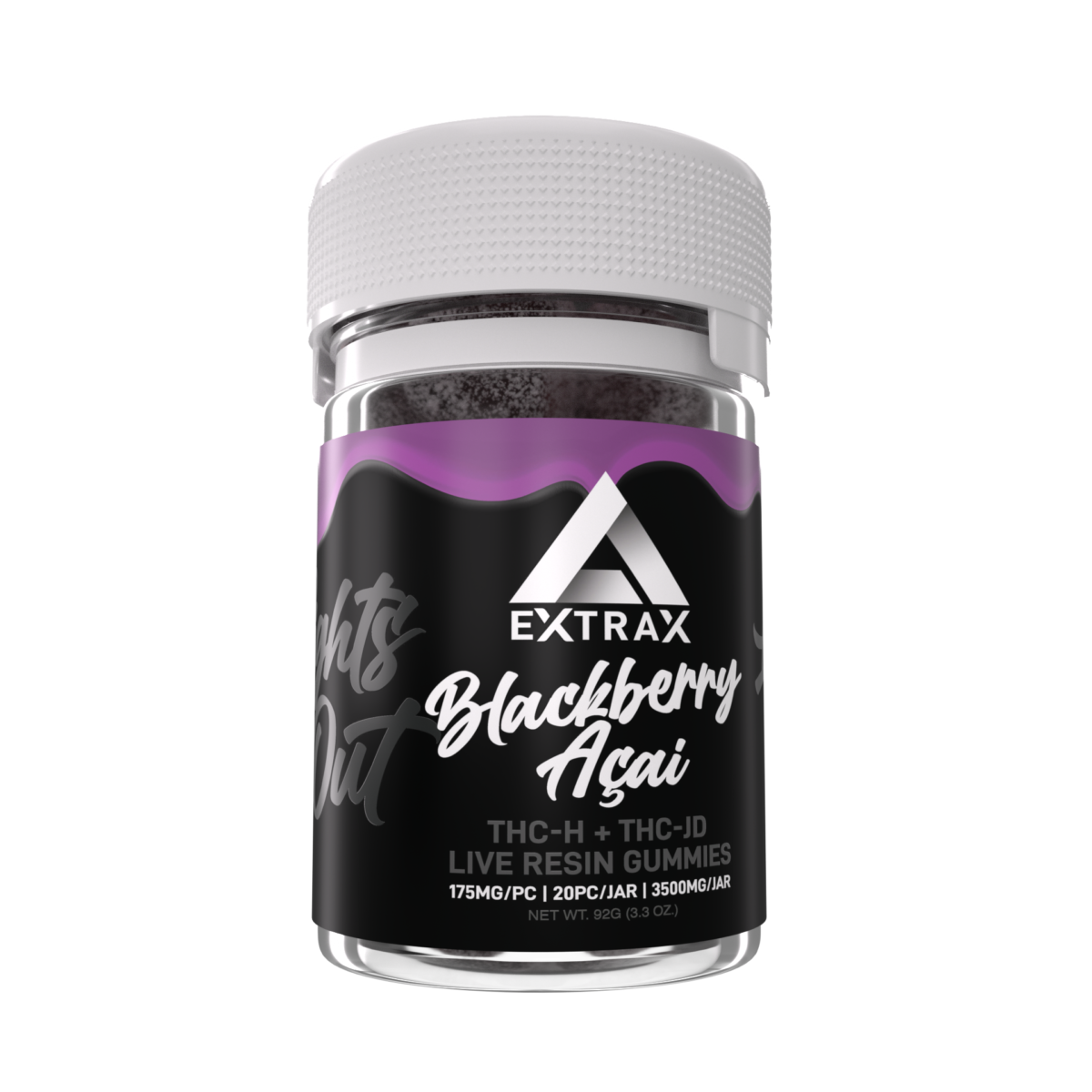 Savage – Lights Out Gummies 3500mg 20ct/Jar