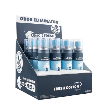 Code Fresh Air Freshener | MOQ 16pc | 1oz Fresh Cotton with packaging