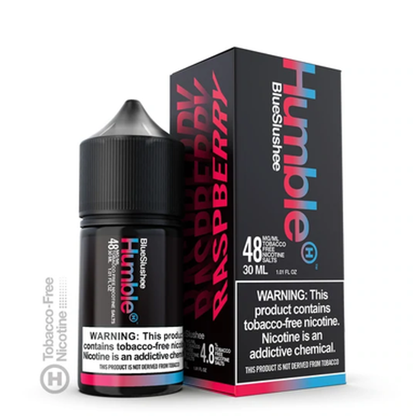 Humble Salt Series E-Liquid | 48mg | 30mL | Salt Nic | Blue Slushee with packaging