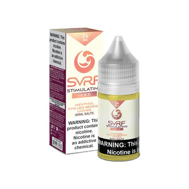 SVRF Salt Series E-Liquid 30mL (Salt Nic) | Stimulating Iced with packaging