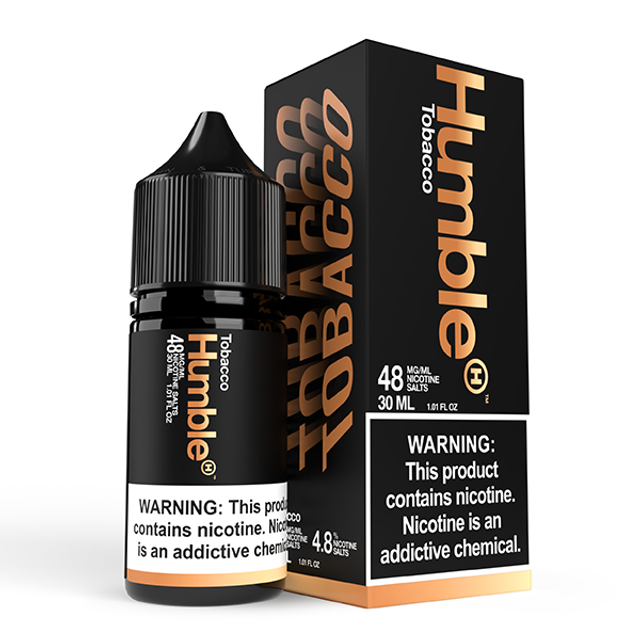 Humble Salt Series E-Liquid 30mL (Salt Nic) Tobacco with packaging