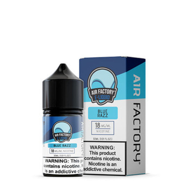 Air Factory Salt Series E-Liquid 30mL (Salt Nic) Blue Razz with packaging