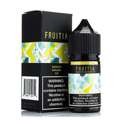 Fresh Farms FRUITIA Salt Series E-Liquid 30mL (Salt Nic) | Smooth Banana Ice with packaging