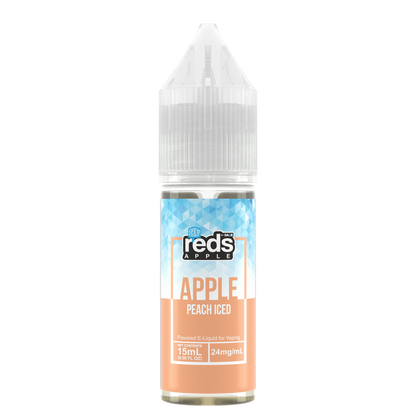 7Daze Reds Salt Series E-Liquid | 15mL |  24mg | (Salt Nic) | Peach iced