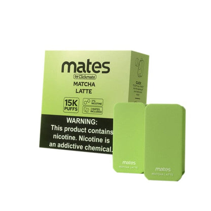 7Daze ClickMates 2% Prefilled Pods 2-Pack | MOQ 5 - Matcha Latte  with Packaging