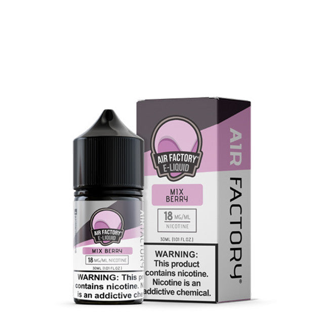 Air Factory Salt Series E-Liquid 30mL (Salt Nic) Mix Berry with packaging