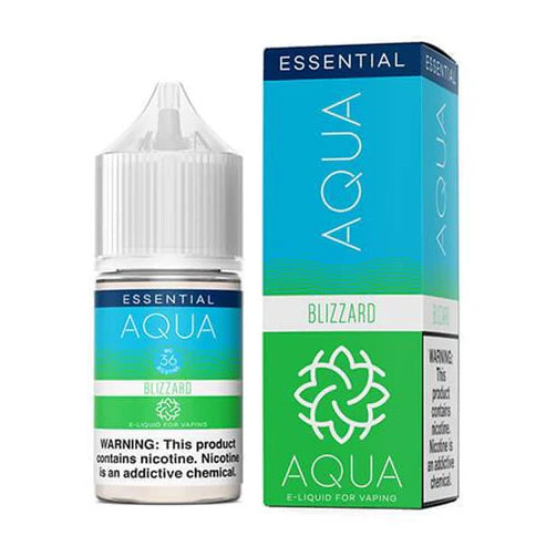 Aqua Salt Series E-Liquid | 30mL | (Salt Nic) | Blizzard with packaging