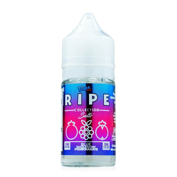 Vape 100 Ripe Salt Series E-Liquid 30mL (Salt Nic) | Blue Razzleberry Pomeranate