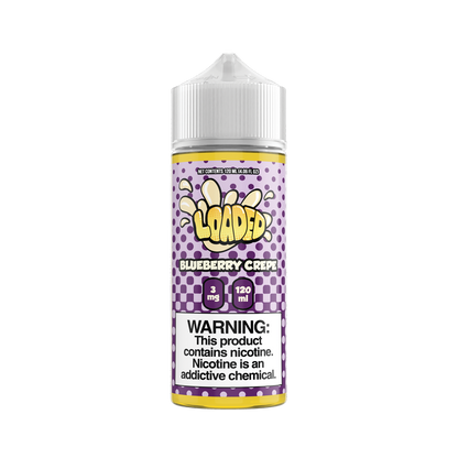 LOADED Series E-Liquid | 120mL | 3mg | Freebase | Blueberry Crepe