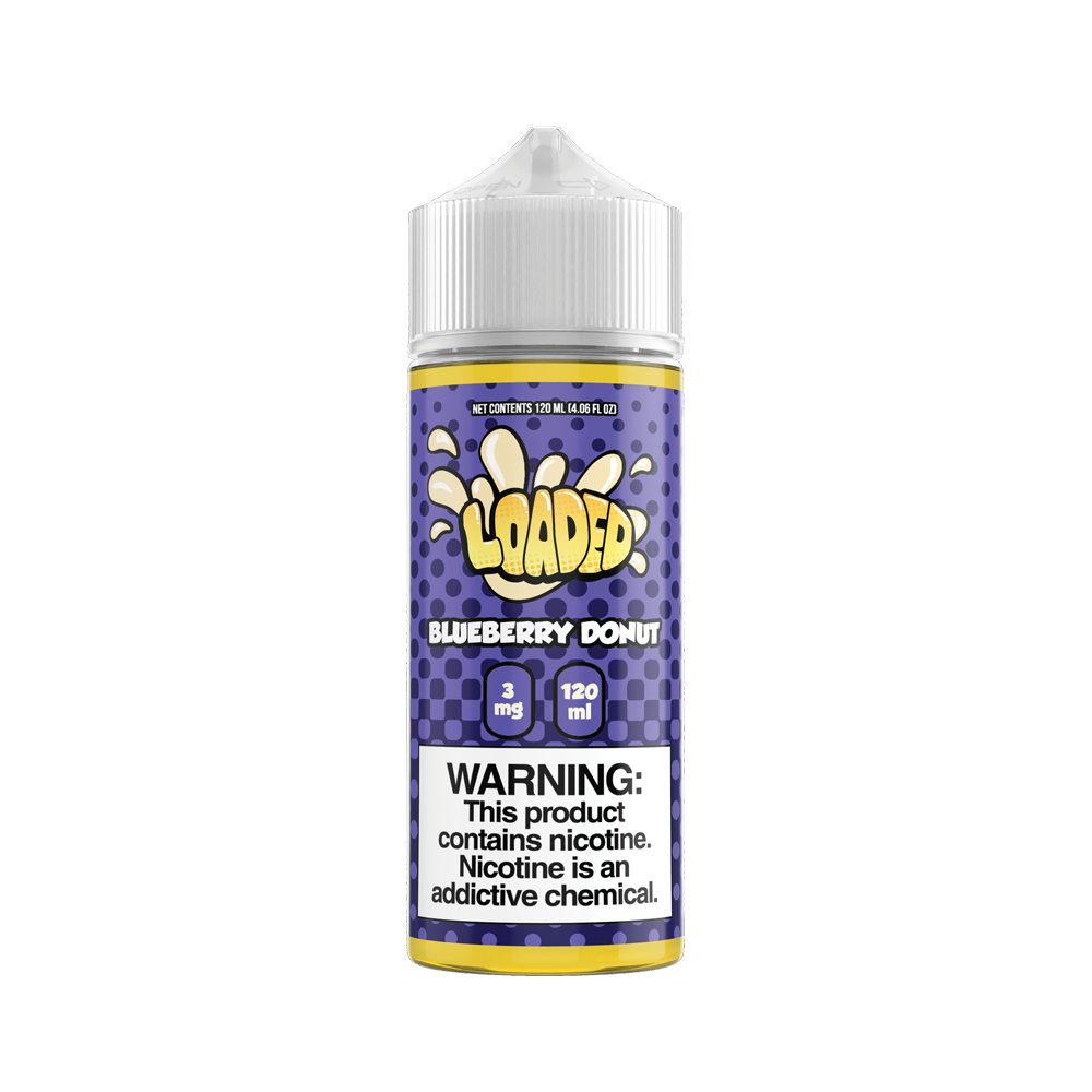 LOADED Series E-Liquid 120mL (Freebase) | Blueberry Donut