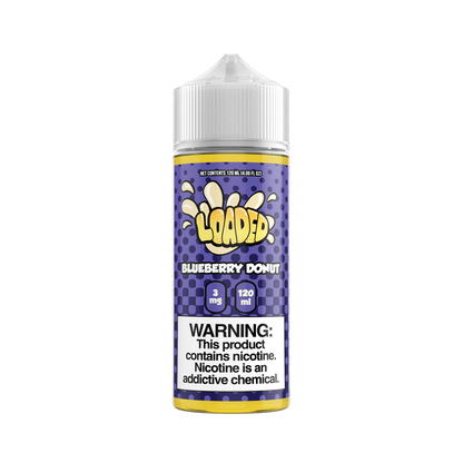 LOADED Series E-Liquid | 120mL | 3mg | Freebase | Blueberry Donut