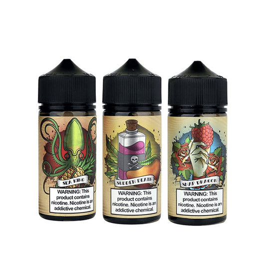 Bora Series E-Liquid 100mL (Freebase) | Group Photo