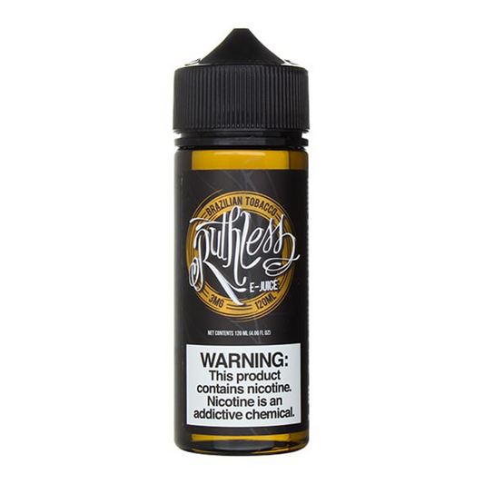 Ruthless Series E-Liquid | 120mL | 3mg | Freebase | Brazilian Tobacco