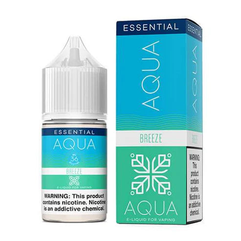 Aqua Salt Series E-Liquid | 30mL | (Salt Nic) | Breeze with packaging