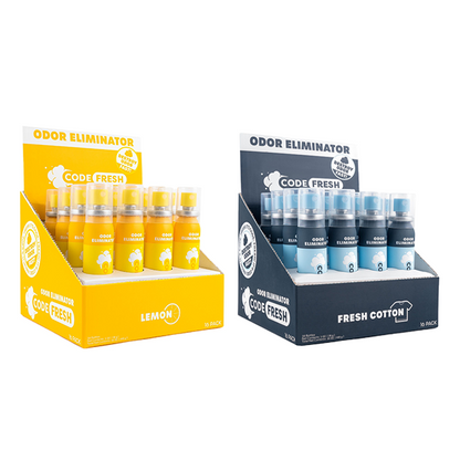 Code Fresh Air Freshener | MOQ 16pc | 1oz Group Photo with packaging