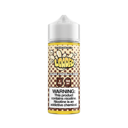 LOADED Series E-Liquid | 120mL | 3mg | Freebase | Classic Chocolate Crepe