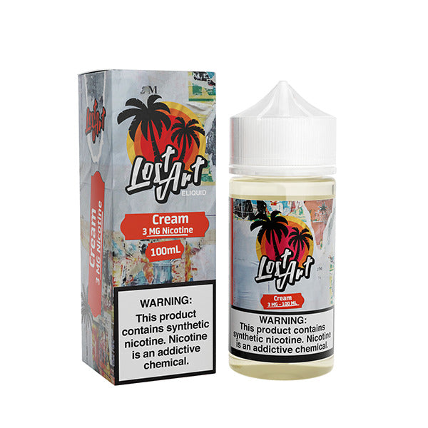 Lost Art TFN Series E-Liquid 100mL (Freebase) | Cream with Packaging