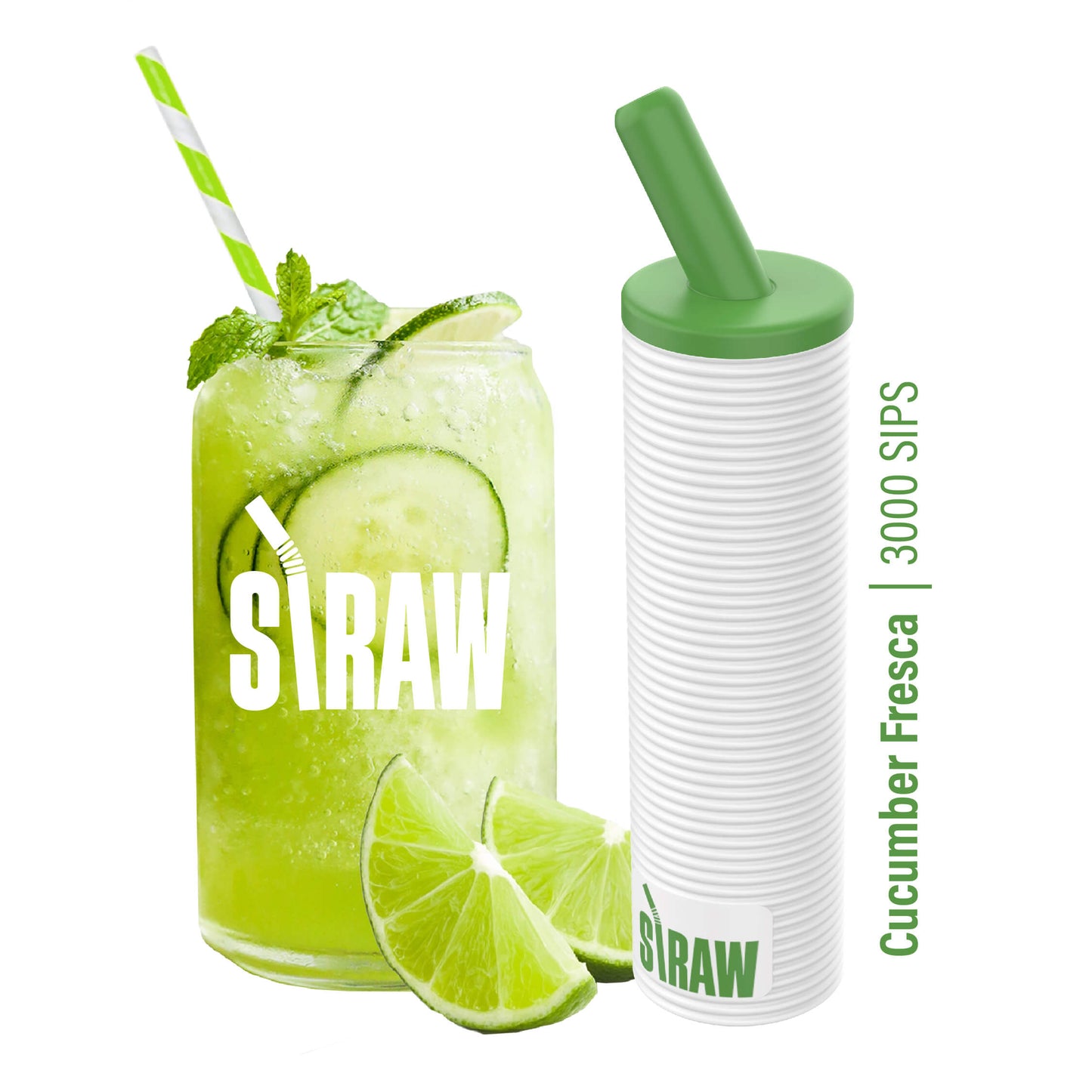 Straw Vape Disposable | 3000 Puffs | 8mL
