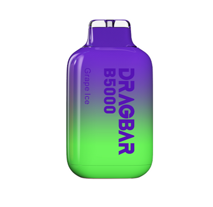 DRAGBAR B5000 Disposable | 5000 Puffs | 13mL | 50mg | MOQ 5 | Grape Ice