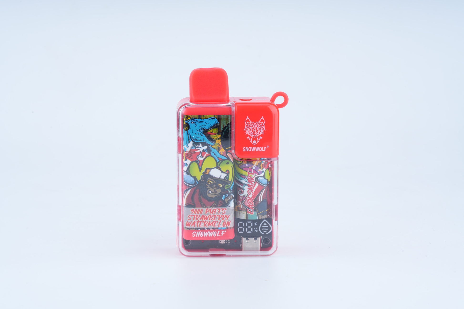Snowwolf Easy Smart Disposable | 9000 Puffs | 18mL | 50mg | MOQ 5 | Strawberry Watermelon