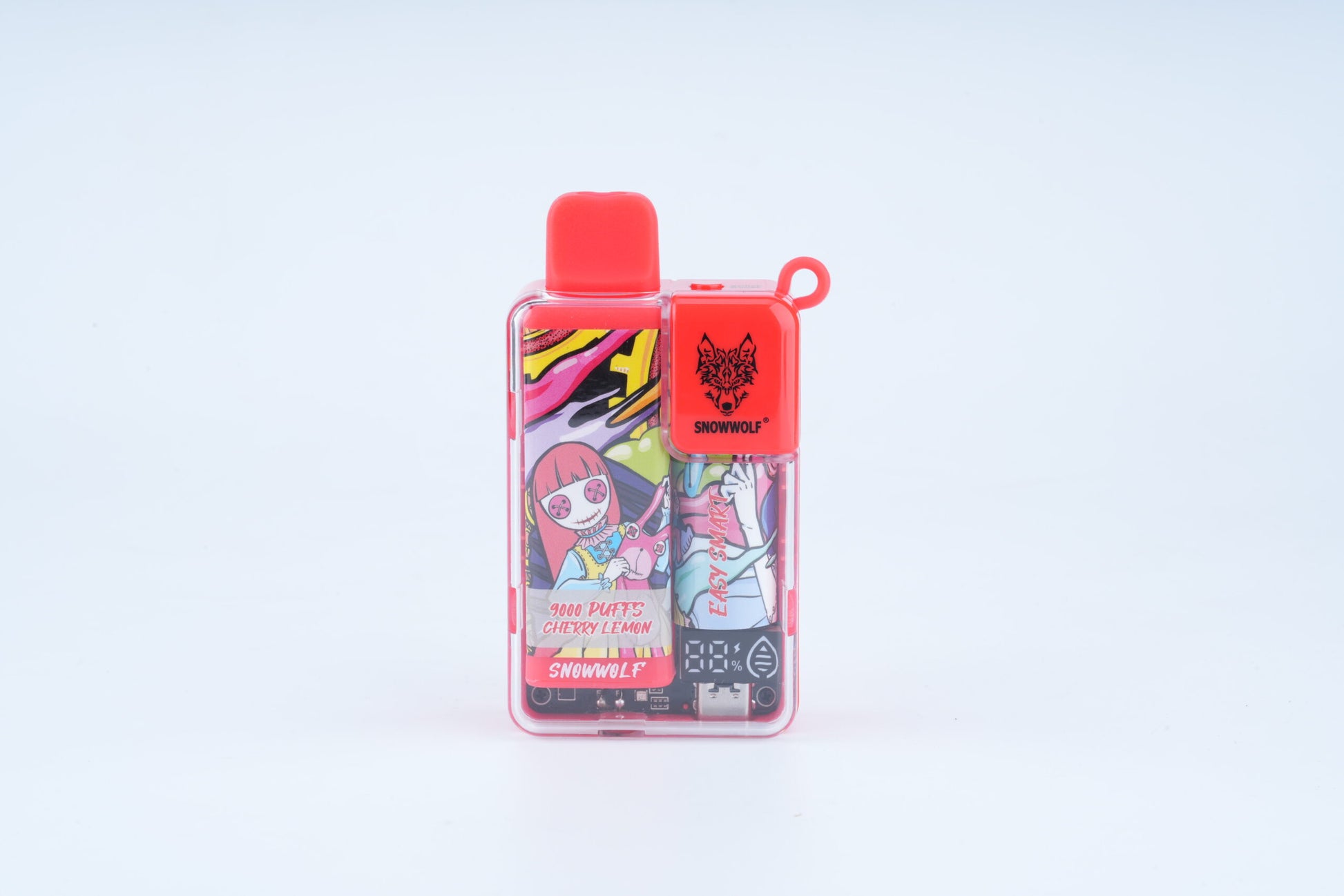 Snowwolf Easy Smart Disposable | 9000 Puffs | 18mL | 50mg | MOQ 5 | Cherry Lemon