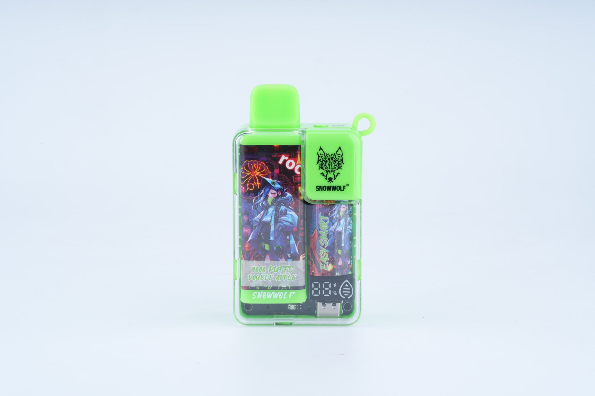 Snowwolf Easy Smart Disposable | 9000 Puffs | 18mL | 50mg | MOQ 5 | Double Apple