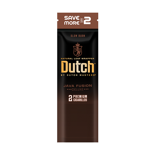 Dutch Premium Cigarillos 2-Pack (30pc Display) | Java Fusion Deluxe