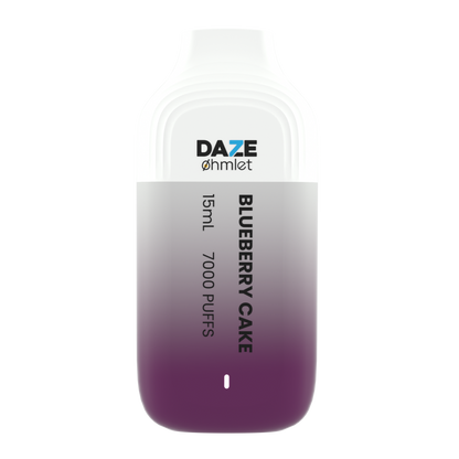 Daze OHMLET Disposable | 7000 Puffs | 15mL | 20Mg | MOQ 10 | Blueberry Cake