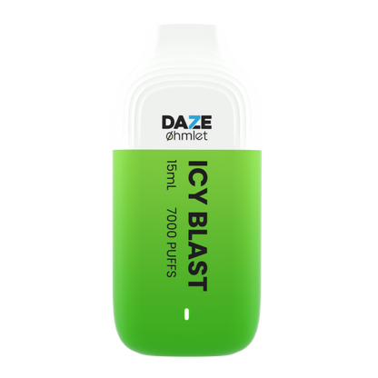 Daze OHMLET Disposable | 7000 Puffs | 15mL | 20Mg | MOQ 10 | Icy Blast