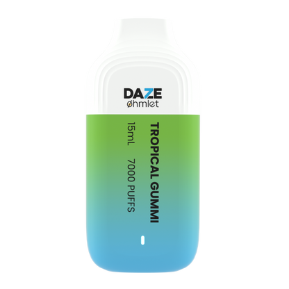 Daze OHMLET Disposable | 7000 Puffs | 15mL | 20Mg | MOQ 10 | Tropical Gummi