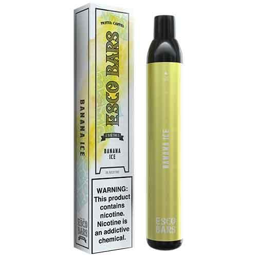 Esco Bars Mesh Disposable 2500 Puffs 6mL 50mg | MOQ 10 | Banana Ice with Packaging
