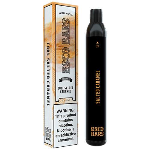 Esco Bars Mesh Disposable 2500 Puffs 6mL 50mg | MOQ 10 | Salted Caramel  with Packaging