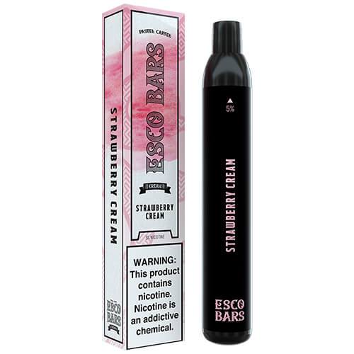 Esco Bars Mesh Disposable 2500 Puffs 6mL 50mg | MOQ 10 | Strawberry Cream with Packaging
