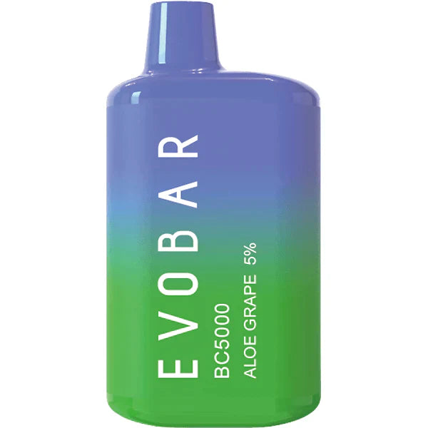 Evo Bar ET BC5000 Disposable 5000 Puff 13mL 50mg | MOQ 10 | Aloe Grape