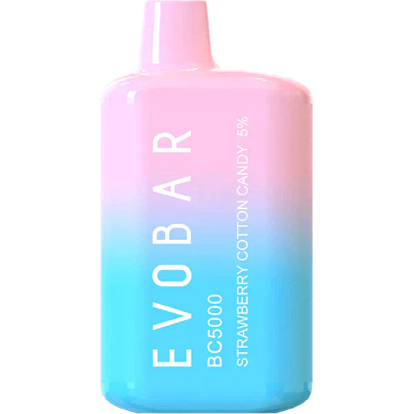 Evo Bar ET BC5000 Disposable 5000 Puff 13mL 50mg | MOQ 10 | Strawberry Cotton Candy