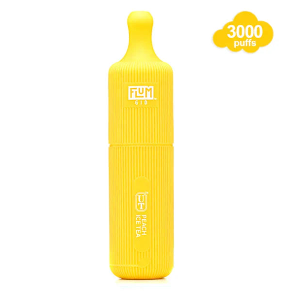 Flum Gio Disposable 3000 Puffs 8mL 50mg | MOQ 10 | Peach Iced Tea