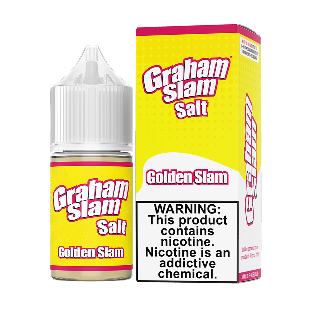 Graham Slam Salt Series E-Liquid 30mL (Salt Nic) - Original (Golden Slam) with packaging