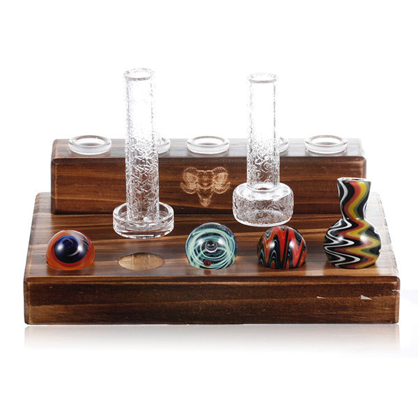 Golden Goat – Hand made Wood display 14mm Male