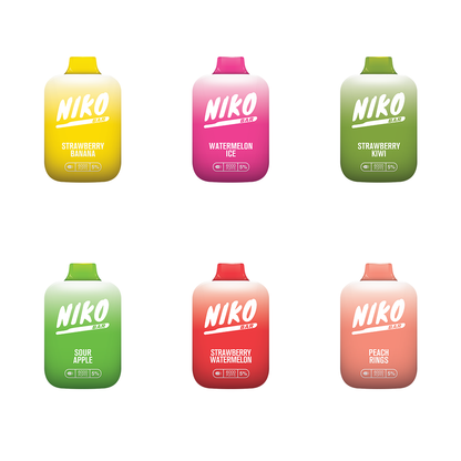 Niko Bar Disposable | 7000 Puffs | 15mL  | 50mg | MOQ 10pc | Group Photo