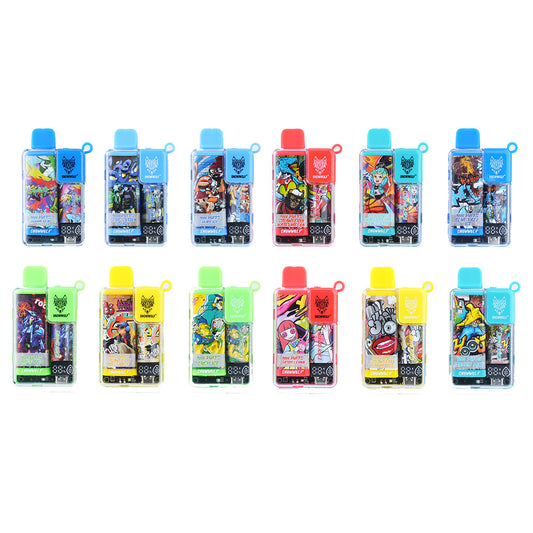 Snowwolf Easy Smart Disposable | 9000 Puffs | 18mL | 50mg | MOQ 5 | Group Photo