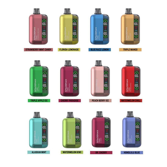 SMOK Space Man Turbo Disposable | 15000 Puffs | 16mL | 50mg | MOQ 5 | Group Photo