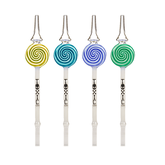 MKGlass TXNC28 Toxic Lollipop Nectar Collector Group Photo